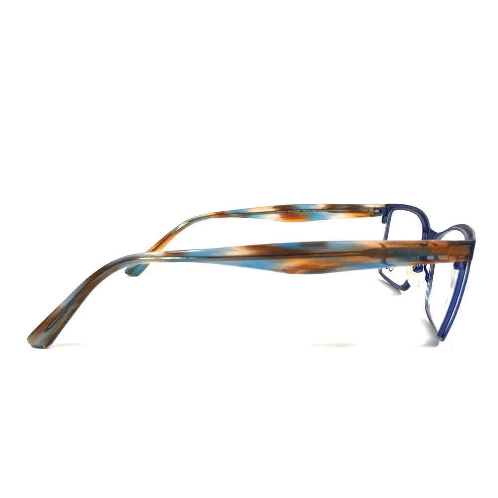 OGI Eyeglasses Frames EVOLUTION 4313/1872 Blue Brown Cat Eye Full Rim 53-18-145